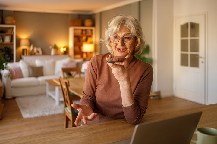 Senior Woman Receiving Scheduling Call From Doctor's Office